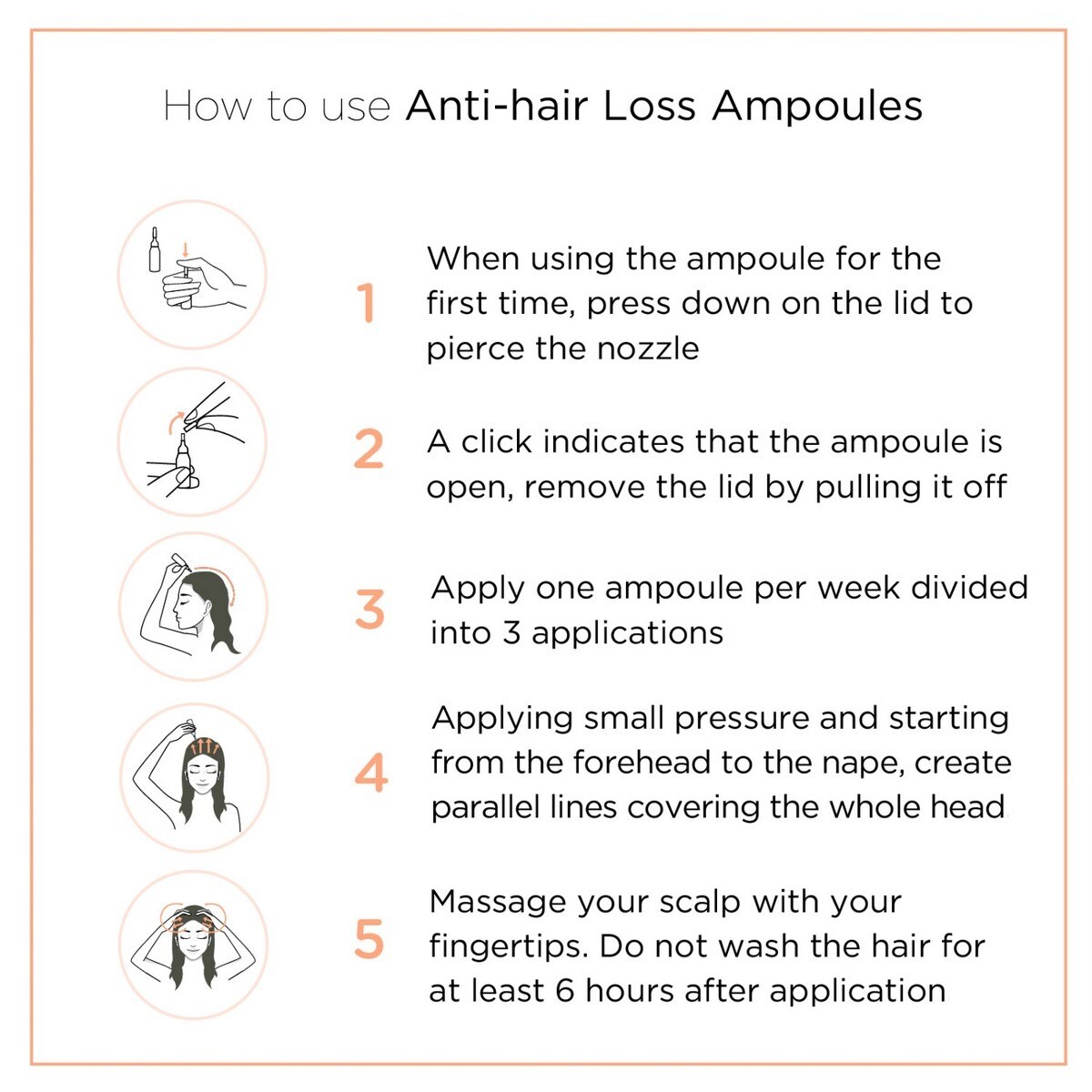 Ampola de Cabelo Effective Anti Hair Loss com Extrato de Cebolla Roxa - 1x10 ml 3