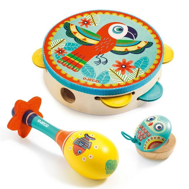 Imagem 0 de Conjunto Musical Pandeireta, Castanholas e Maracas