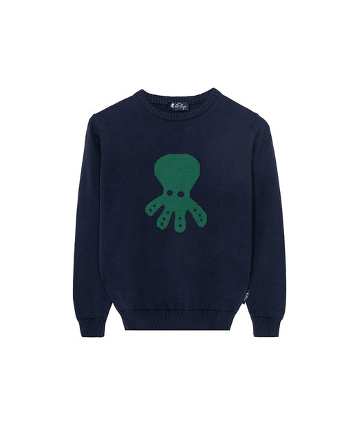 Imagen 0 de Jersey de punto con cuello caja de niño