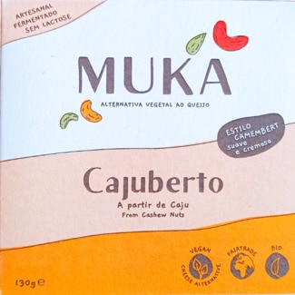 Cajuberto Alternativa Vegetal ao Queijo Bio Vegan embalagem 130 g - Muka