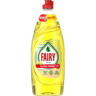 Detergente de Lavagem à Mão para Loiça Ultra Poder Limão embalagem 650 ml - Fairy