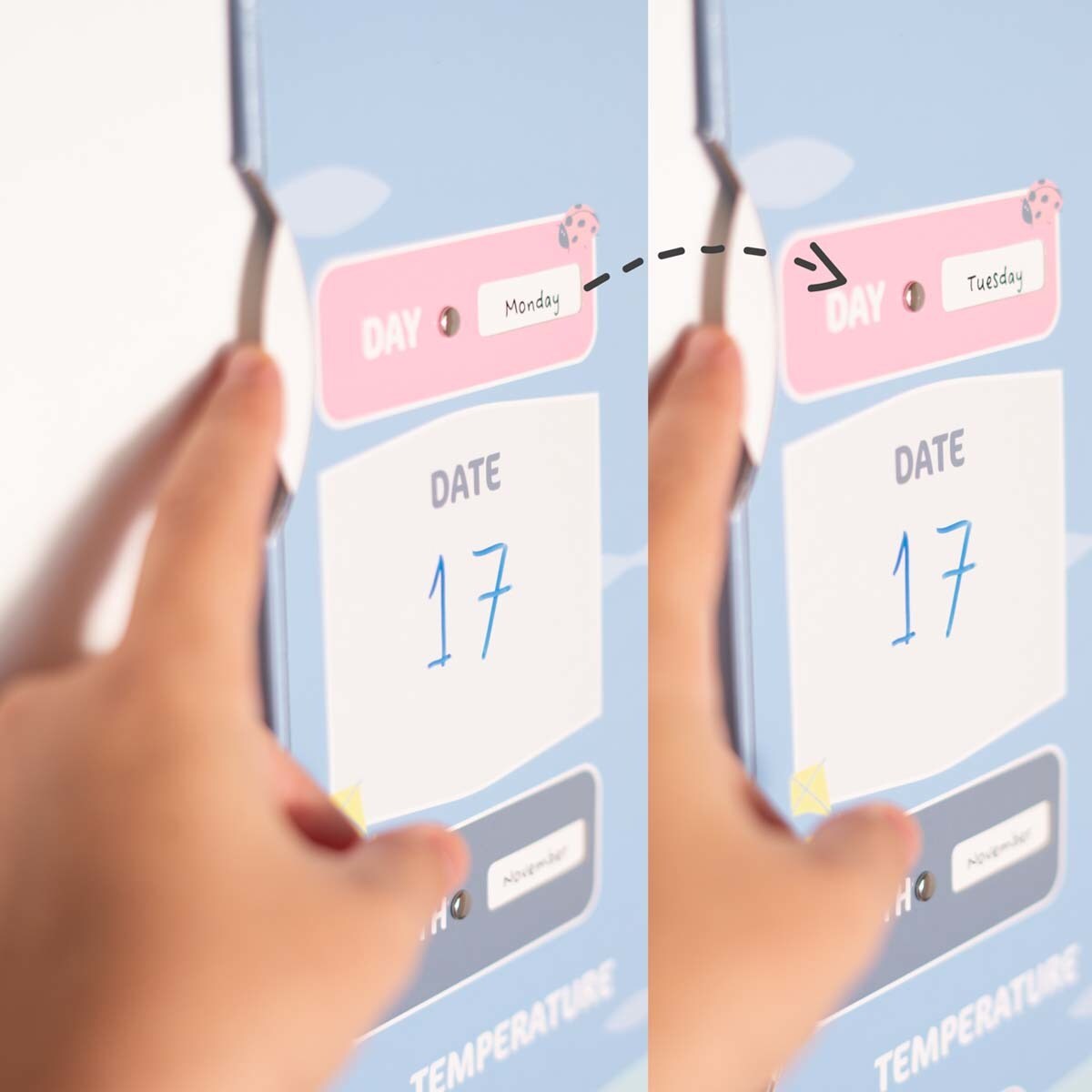 My First Calendar Eggie - Azul e Amarelo Azul / Amarelo-4