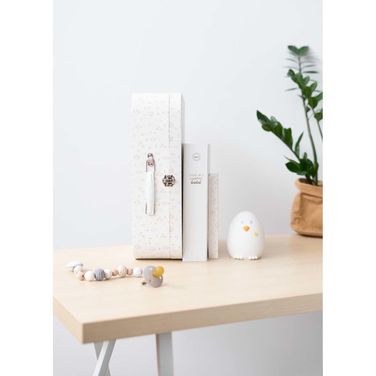 Set de regalo Eggie Welcome Home Erik blanco y beige Blanco / Beige-7