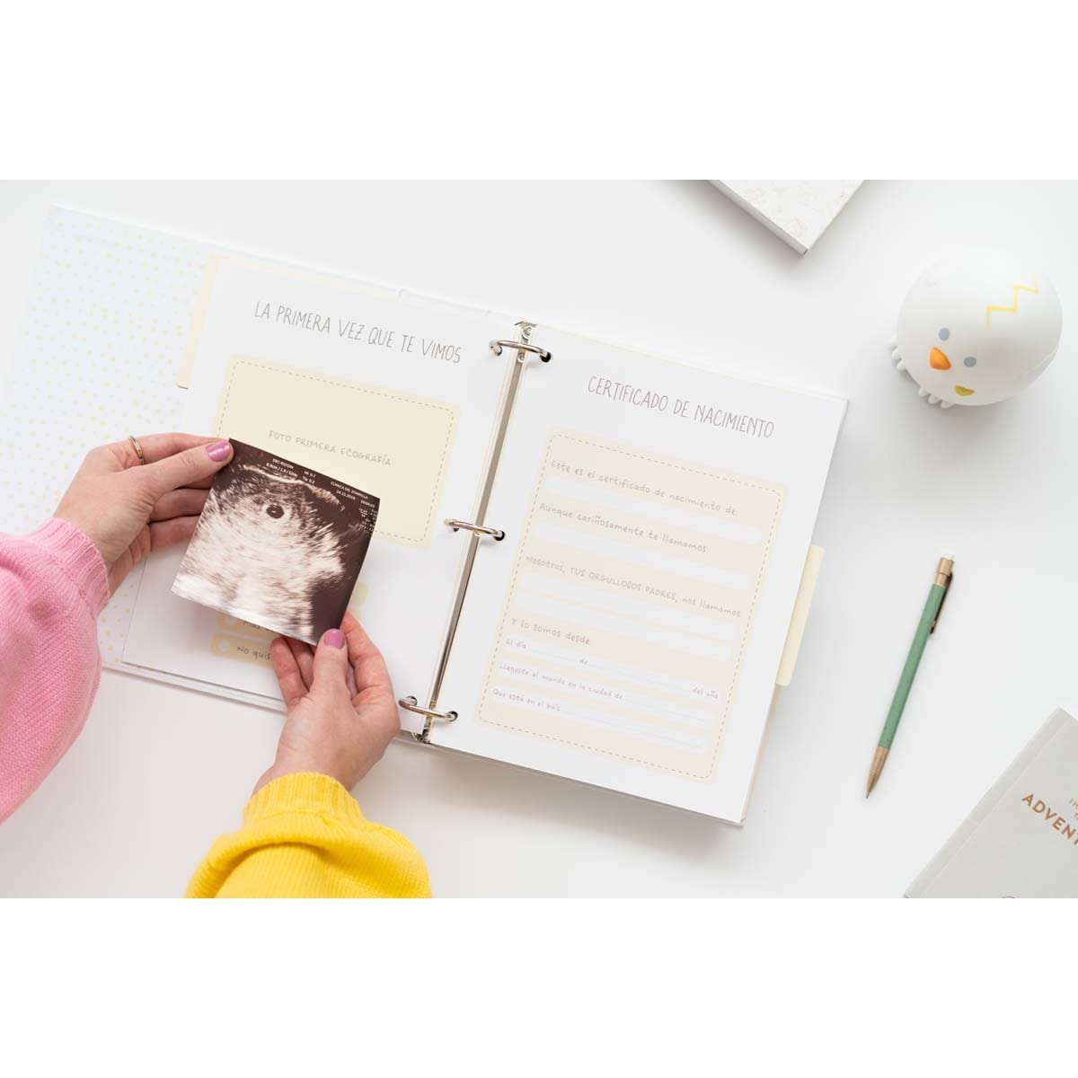 Set de regalo Eggie Welcome Home Erik blanco y beige Blanco / Beige-4