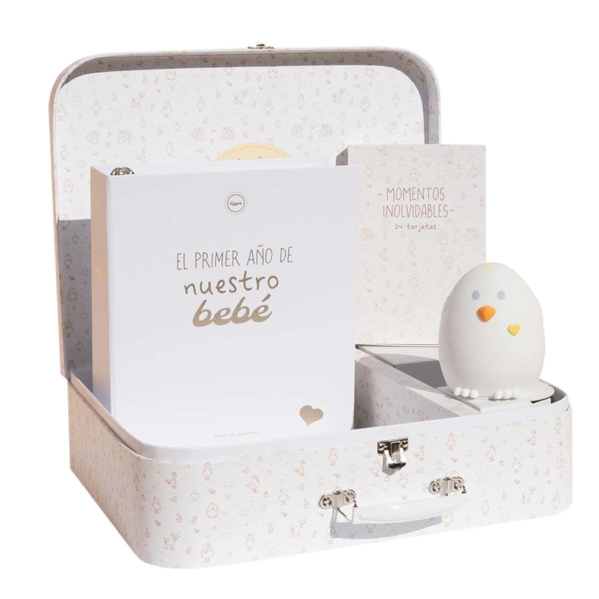 Set de regalo Eggie Welcome Home Erik blanco y beige Blanco / Beige-1