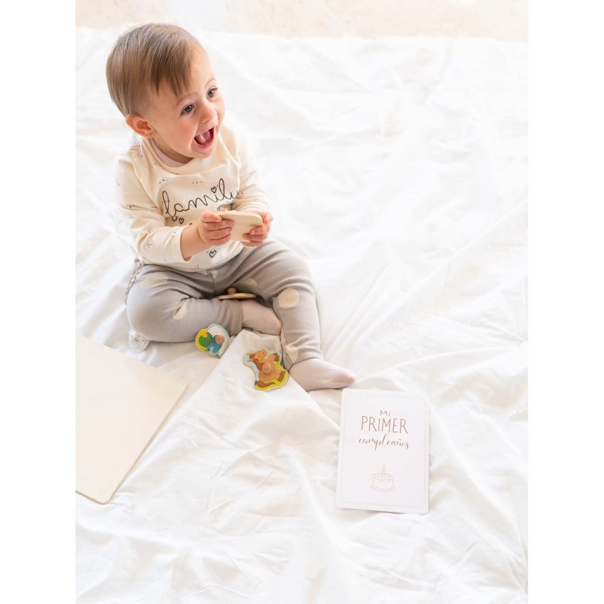 Set de regalo Eggie Welcome Home Erik blanco y beige Blanco / Beige-6