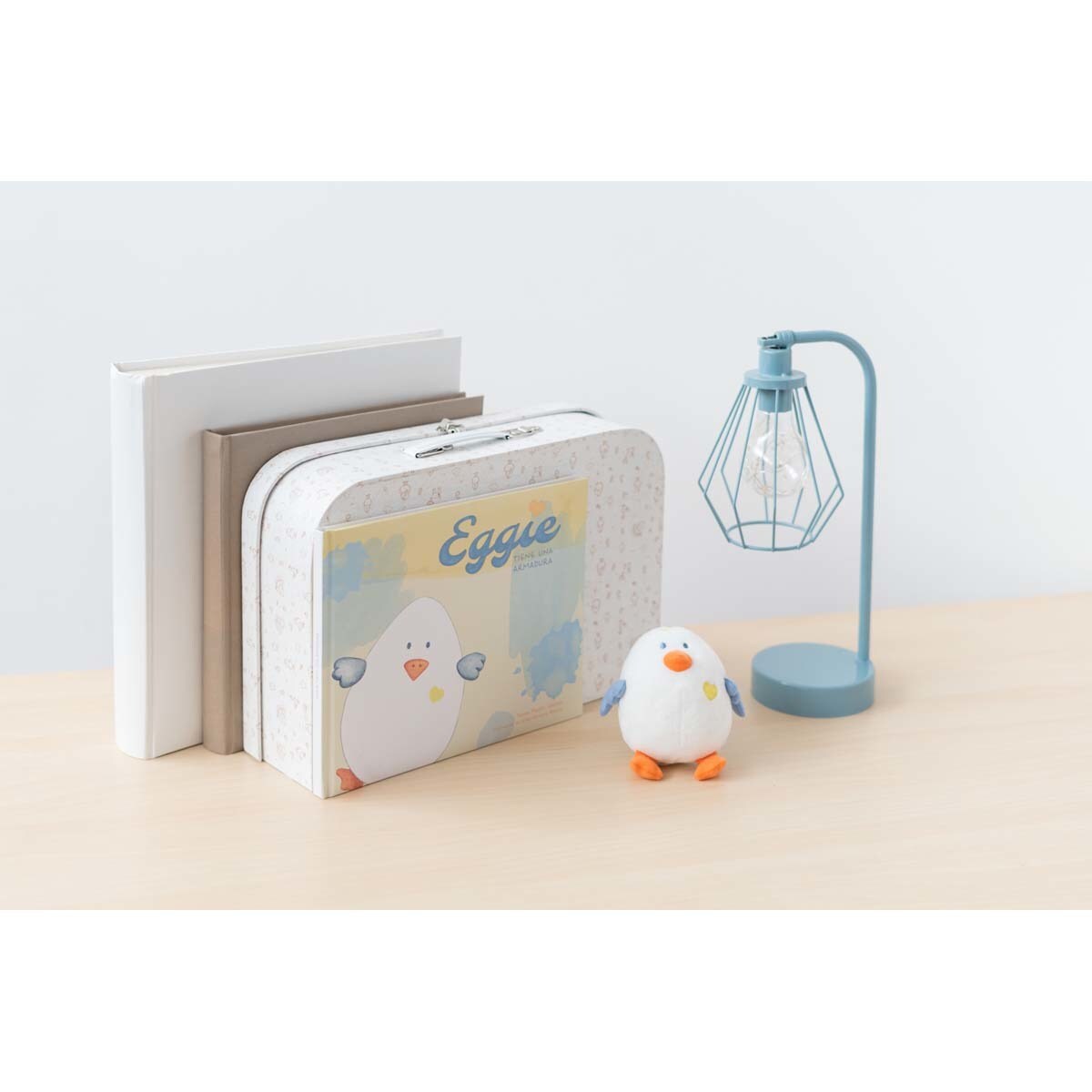 Conjunto de Presente Eggie e Friends - Branco e Bege Branco/Bege-7