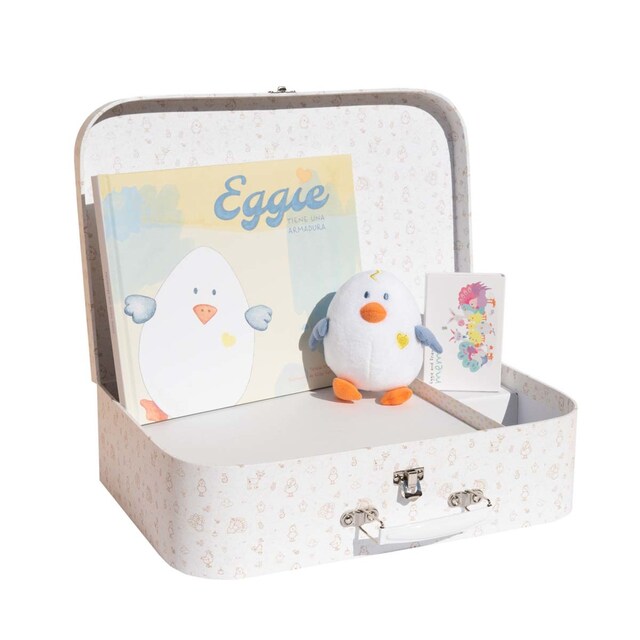 Imagem 0 de Conjunto de Presente Eggie e Friends - Branco e Bege