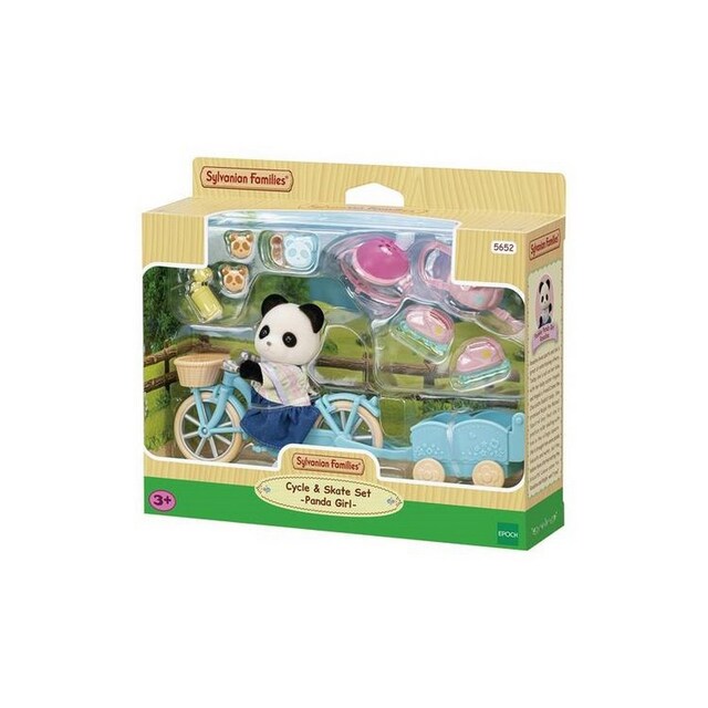 Imagem 0 de Sylvanian Families Playset Bicicleta e Patins - Rosalina Panda Pookie