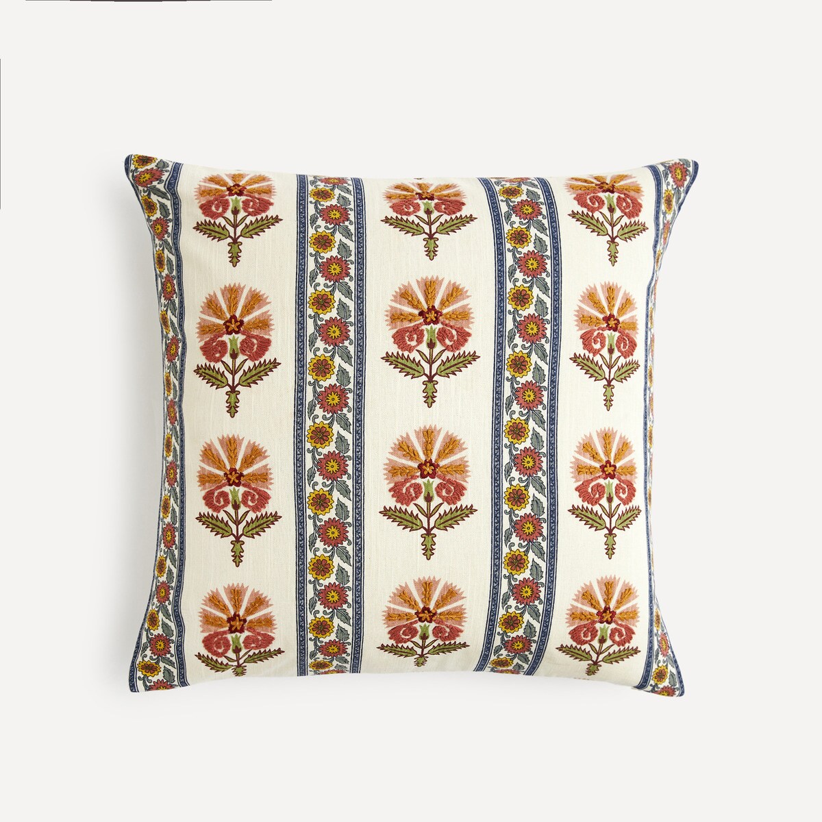 Coussin décoratif brodé Sole