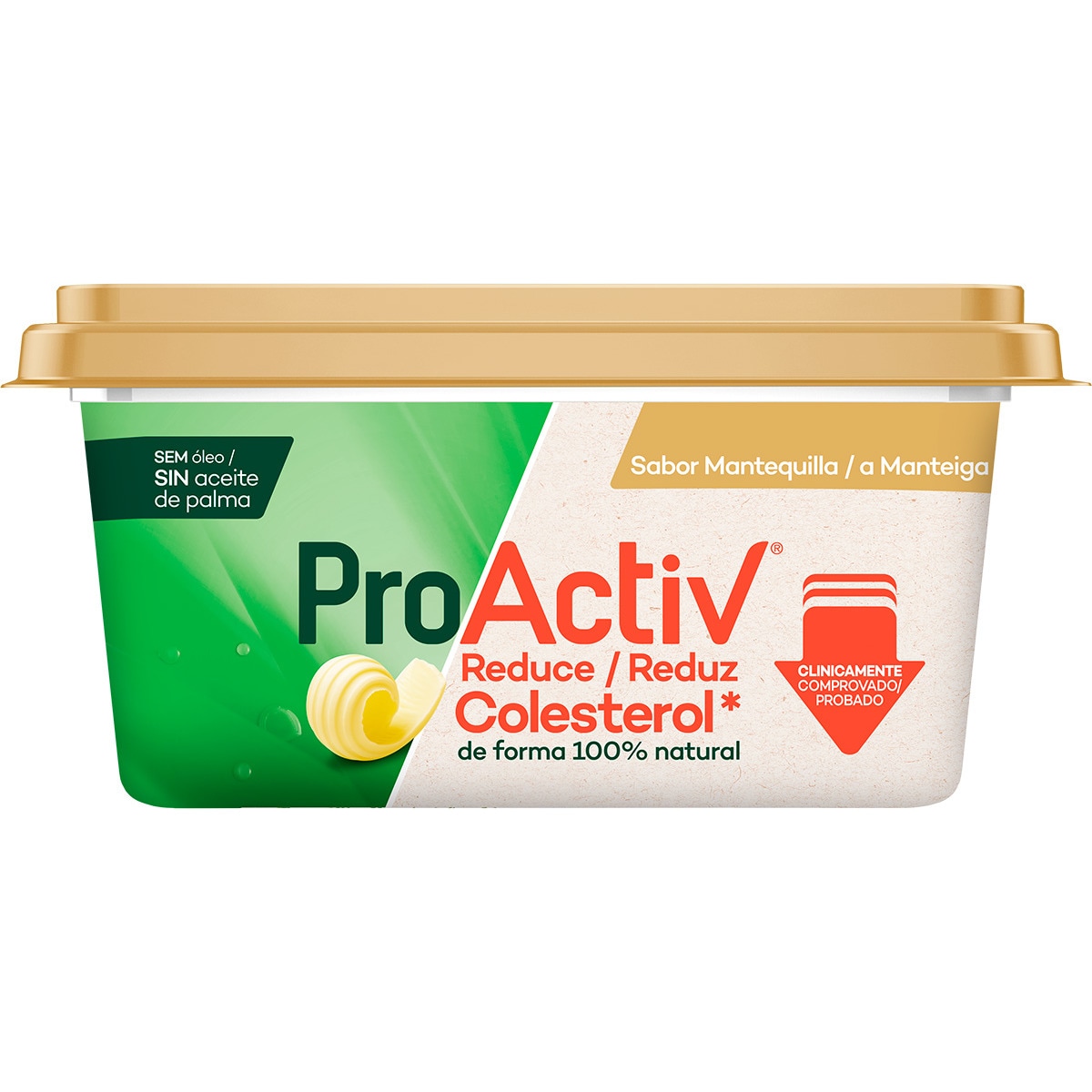 Creme Vegetal para Barrar sabor a Manteiga Pro Activ embalagem 450 unidade