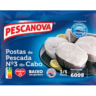 Postas de Pescada do Cabo para Cozer Nº 3 embalagem 600 g - Pescanova