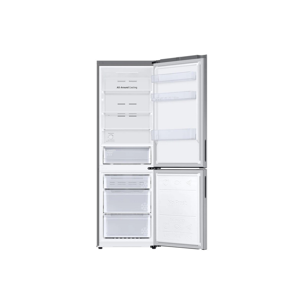 Frigorífico Combinado Samsung RB33B610ESA No Frost Space Max de 185,3 cm - Look Inox Inox-3