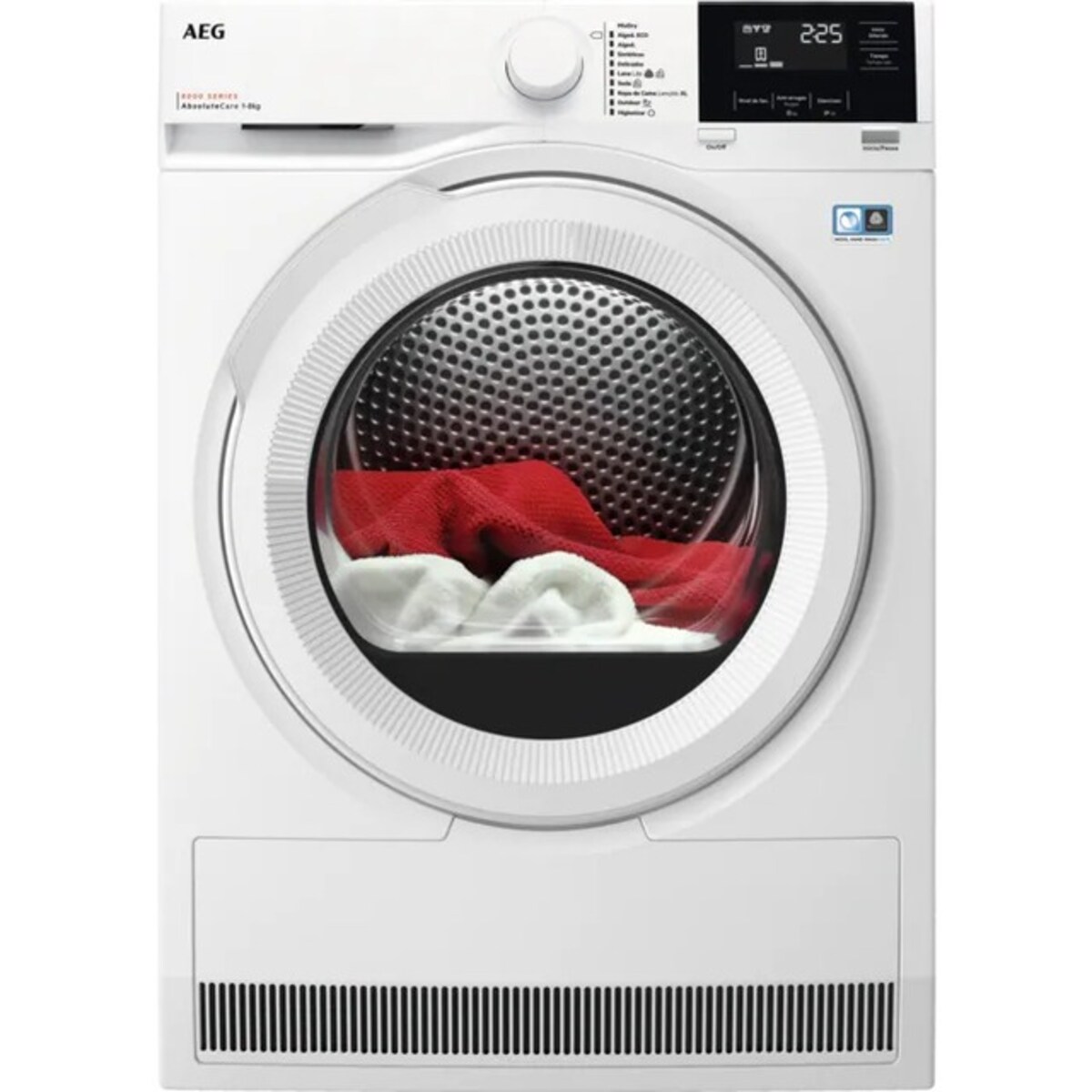 Máquina de Secar Roupa AEG Série 8000 TR818A2OB Bomba de Calor, ÖkoFlow, Woolmark Blue, AbsoluteCare de 8 Kg - Branco Branco-1