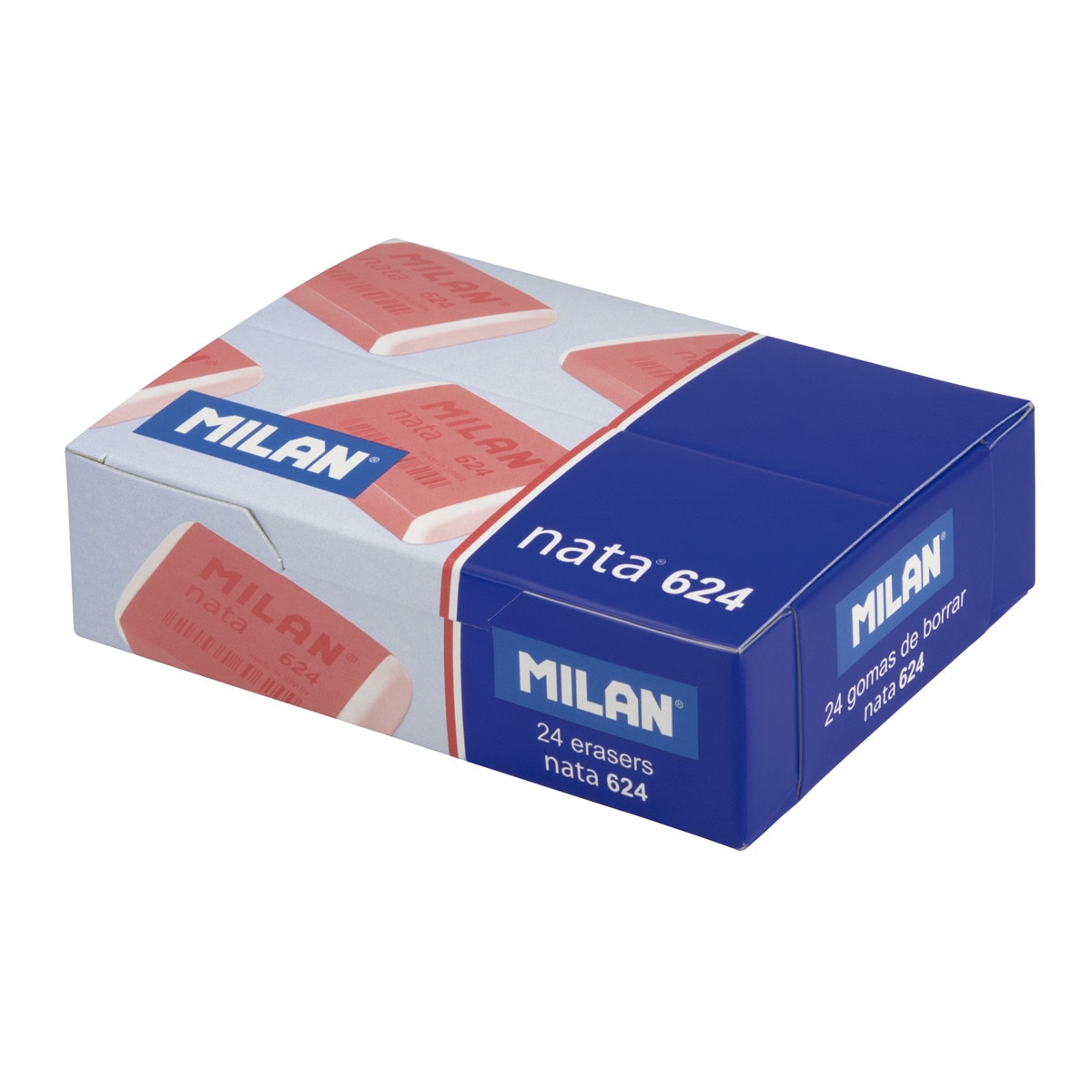 Goma nata de plástico blanca, suave, versátil y no abrasiva Milán Blanco-2
