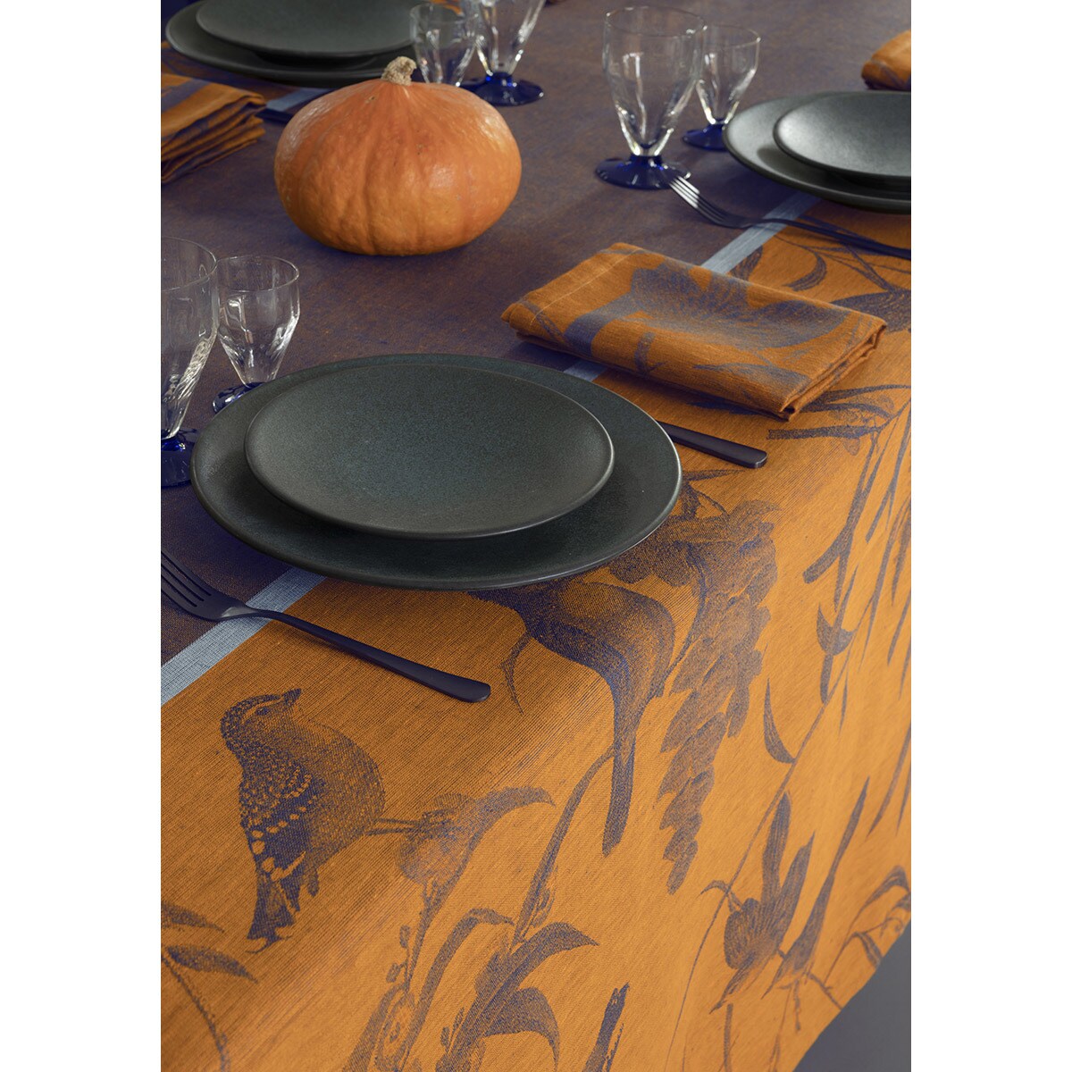 Le Jacquard Français Strofinaccio In Cotone Curiosites Florales Empire, 60x80 Cm, Prodotto In Francia