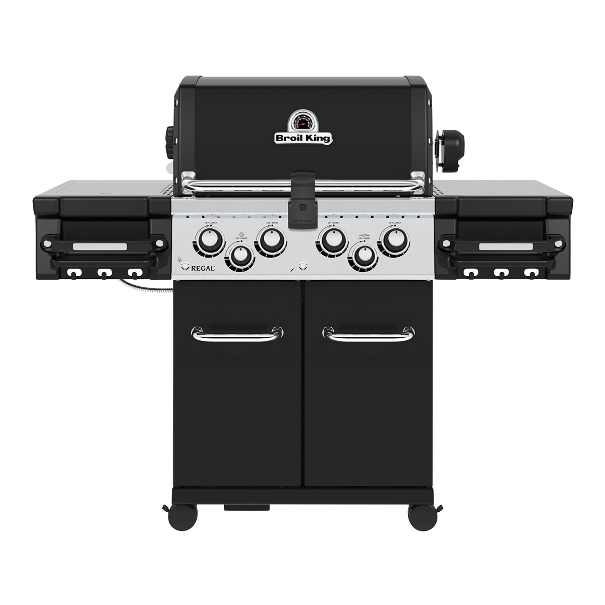 Barbecue a Gás com 4+1+1 Queimadores Regal 490 Antracite-1