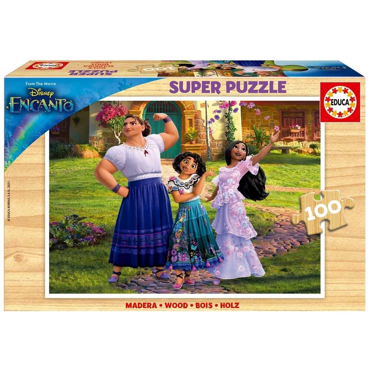 Puzzle Encanto Disney Madeira 100 Peças 1