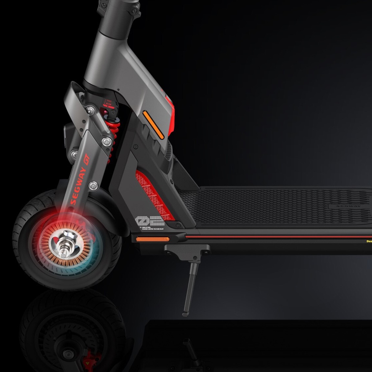 Patinete eléctrico Segway-Ninebot GT2 Negro / Rojo-17