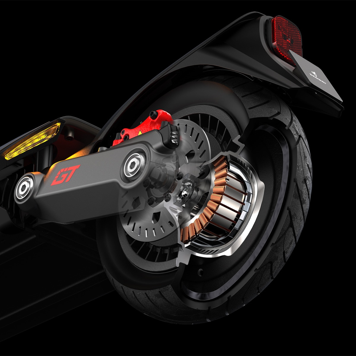 Patinete eléctrico Segway-Ninebot GT2 Negro / Rojo-19