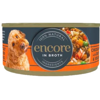 Alimento Húmido para Cão sabor Galinha e Fígado embalagem 156 g - Encore