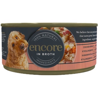 Alimento Húmido para Cão sabor Galinha e Fiambre embalagem 156 g - Encore