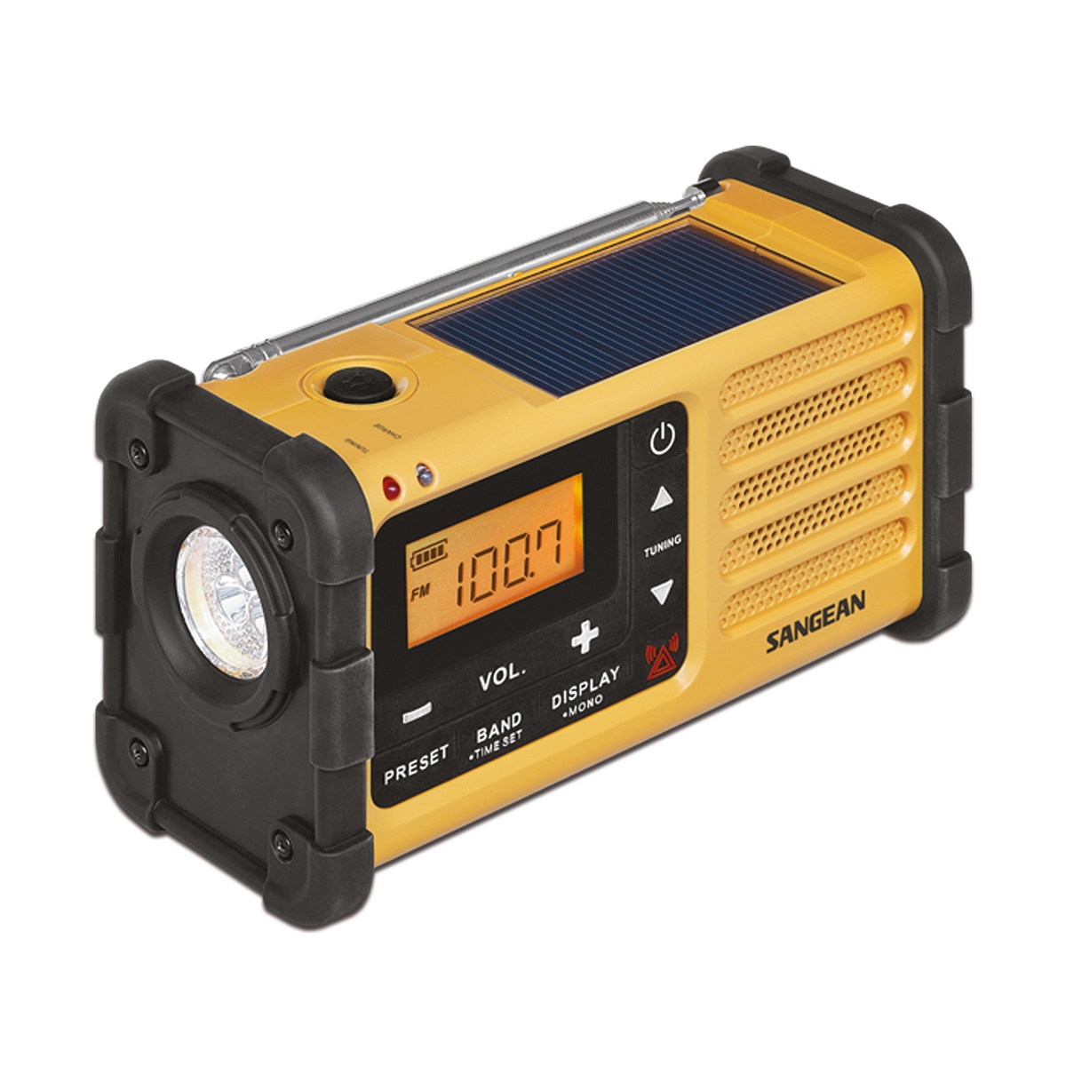 Rádio de Emergência Sangean MMR88 - Amarelo Amarelo-2
