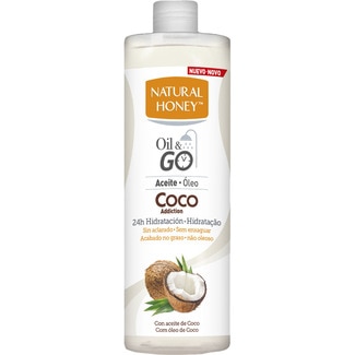 aceite corporal hidratante Oil&Go Coco Addiction 24h frasco 250 ml - Natural Honey