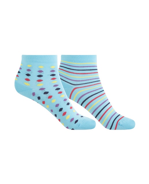 Imagen 0 de Duplo calcetines algodón topos y listado