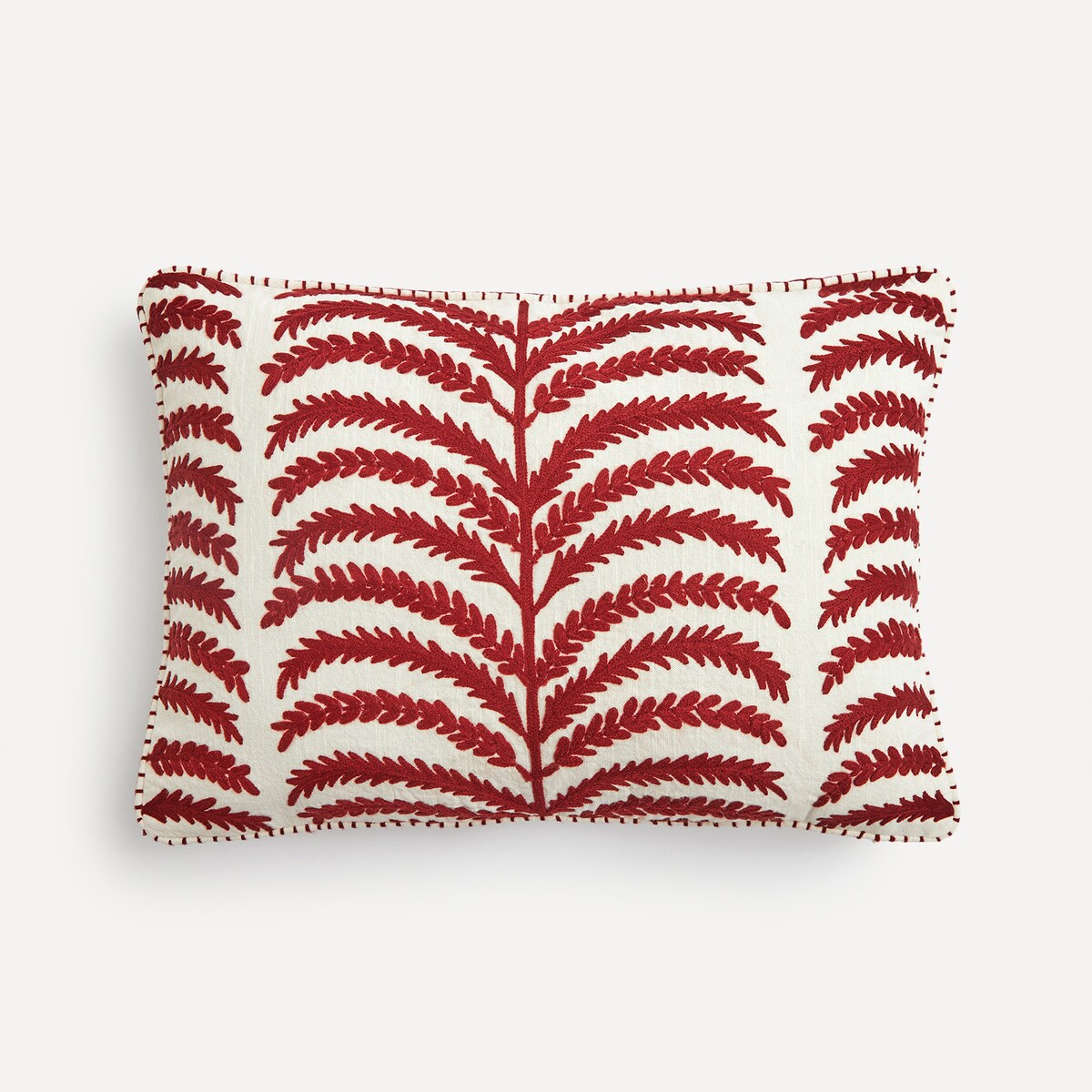 Coussin décoratif rectangulaire brodé Landarea