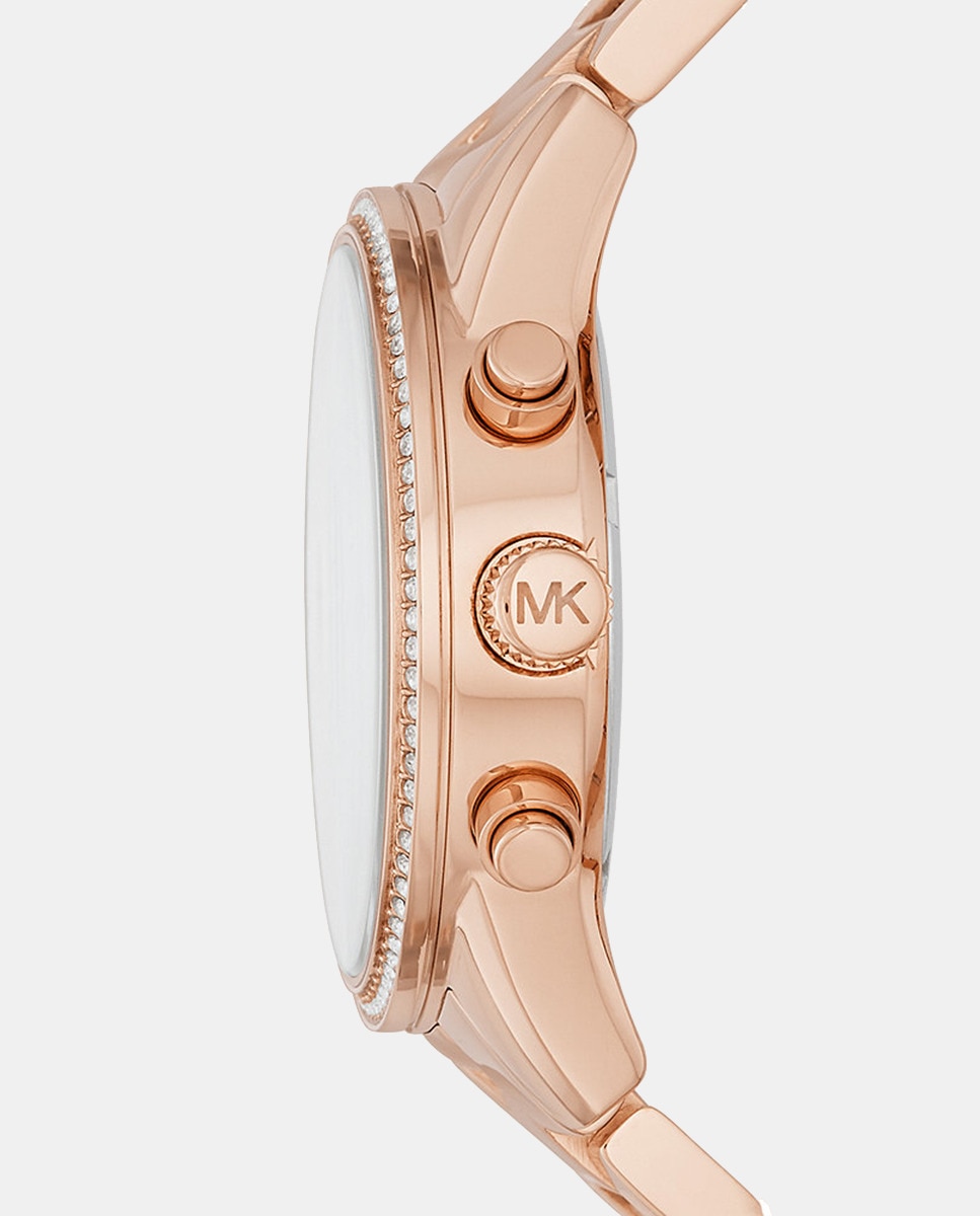 Reloj de mujer Bryant MK6357 cronógrafo de acero rosa Rosa-2