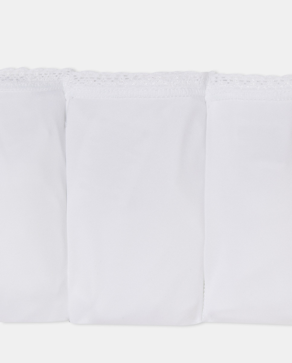 Pack 3 braga microfibra Blanco-4