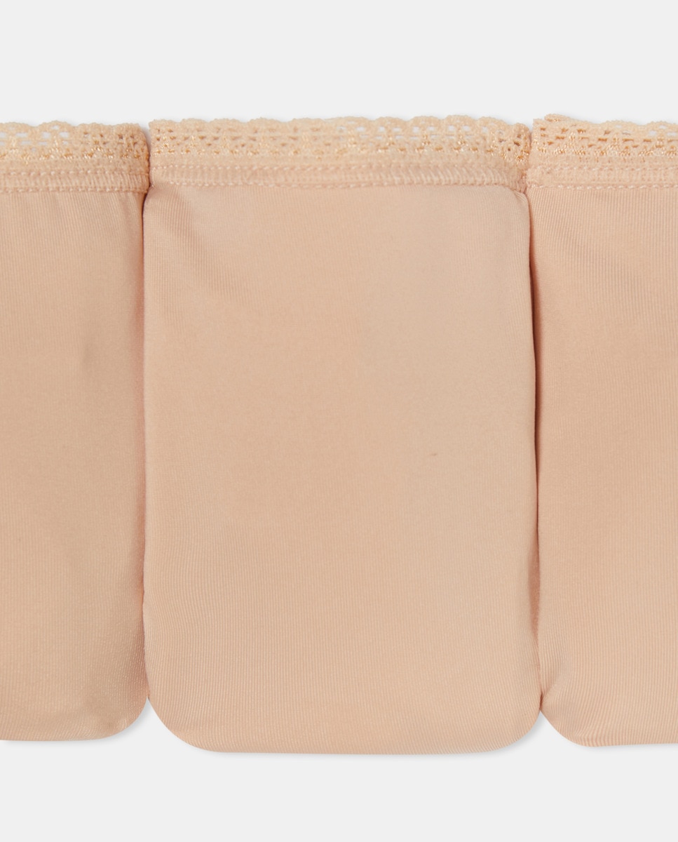 Pack 3 braga microfibra Nude-4