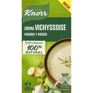 crema vichyssoise puerro y patata envase 500 ml - Knorr