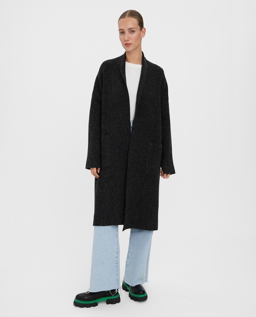 Cardigan long avec poches