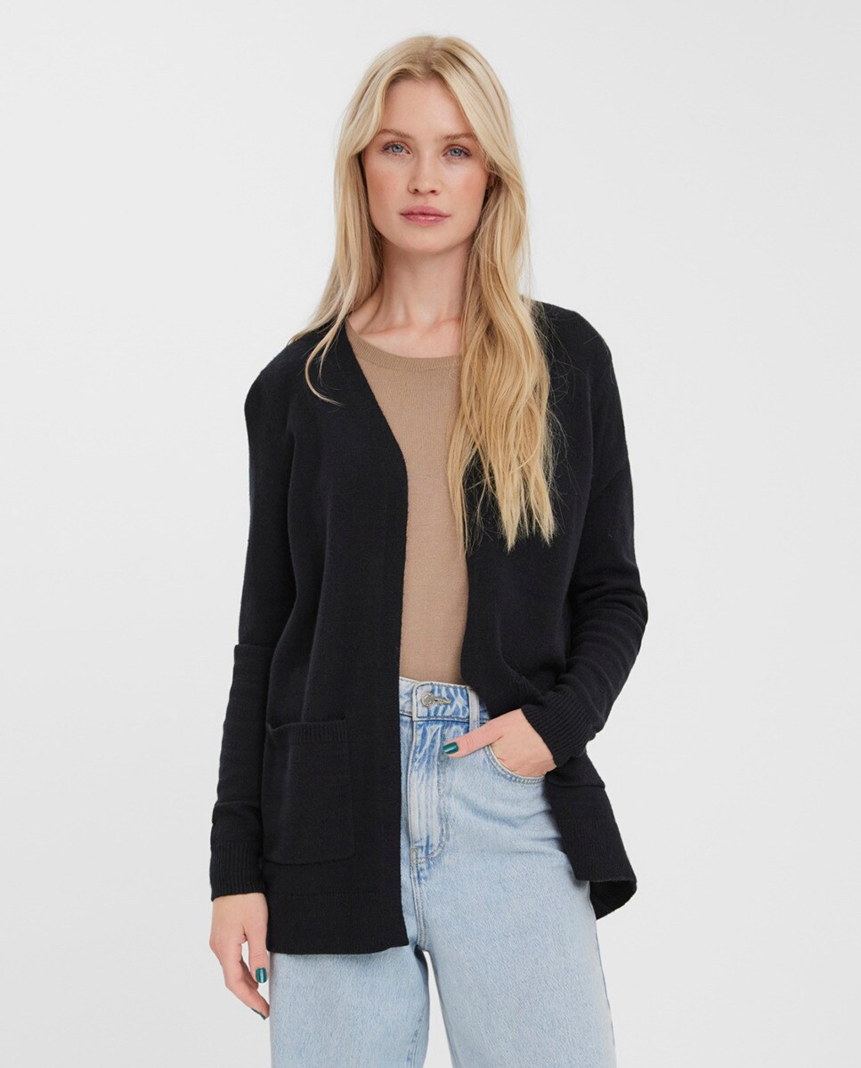 Cardigan regular avec poches