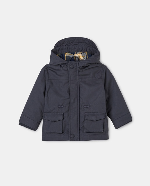 Imagen 0 de Parka de bebé niño encerada capucha