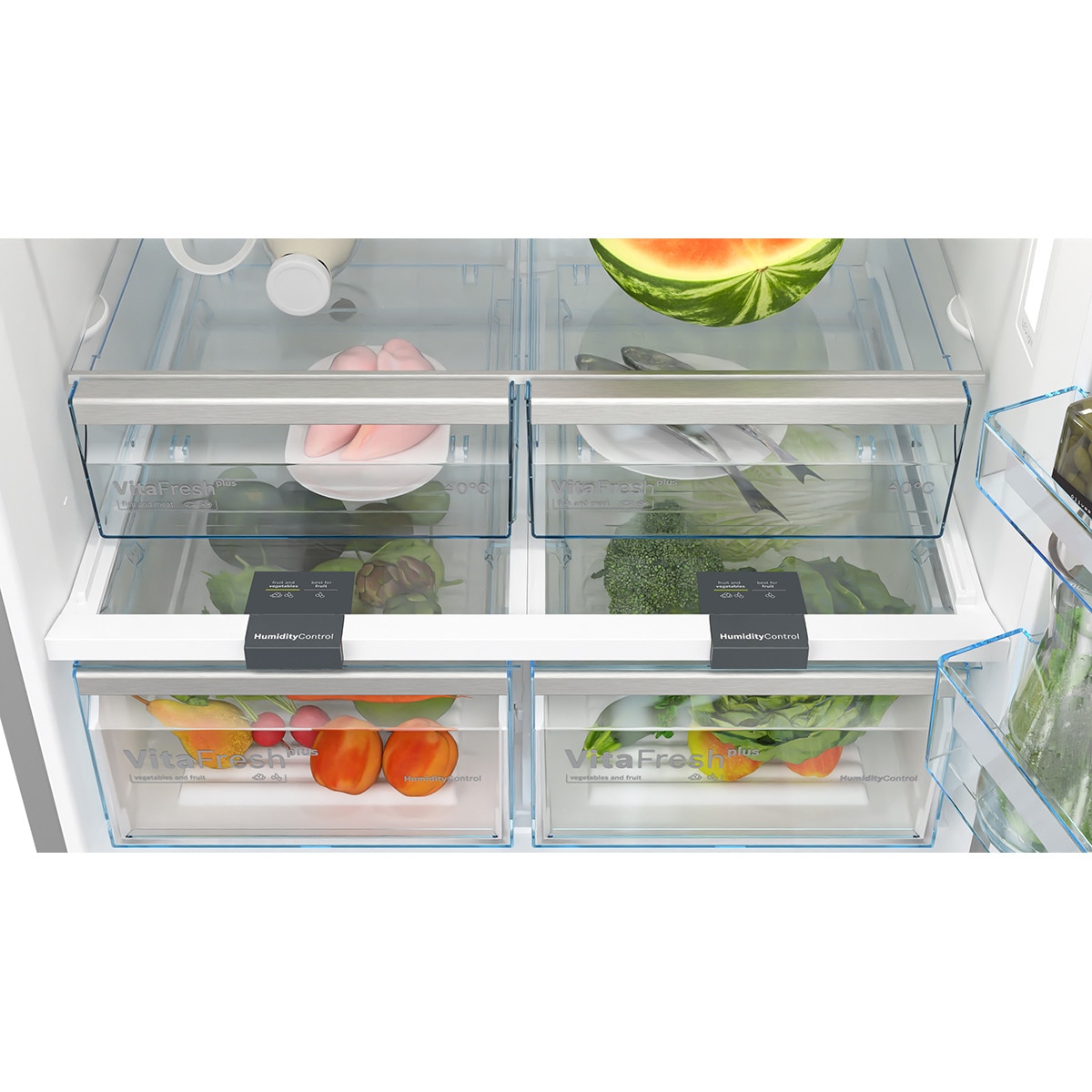 Frigorifico combi Bosch No frost, con capacidad XXL - KGN86AIDR Acero inoxidable antihuellas-4