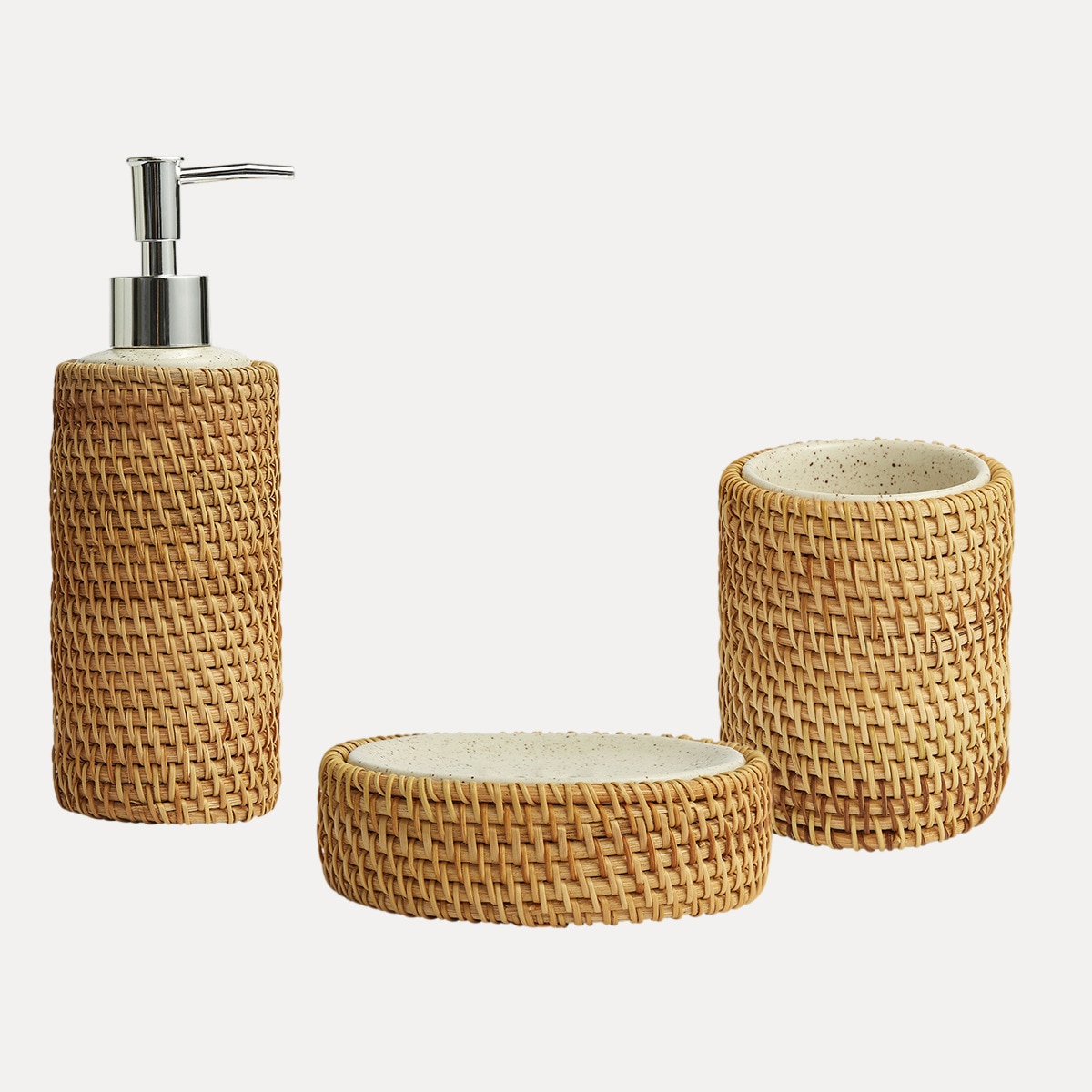 Coleção de Acessórios de Casa de Banho Mimbre 2