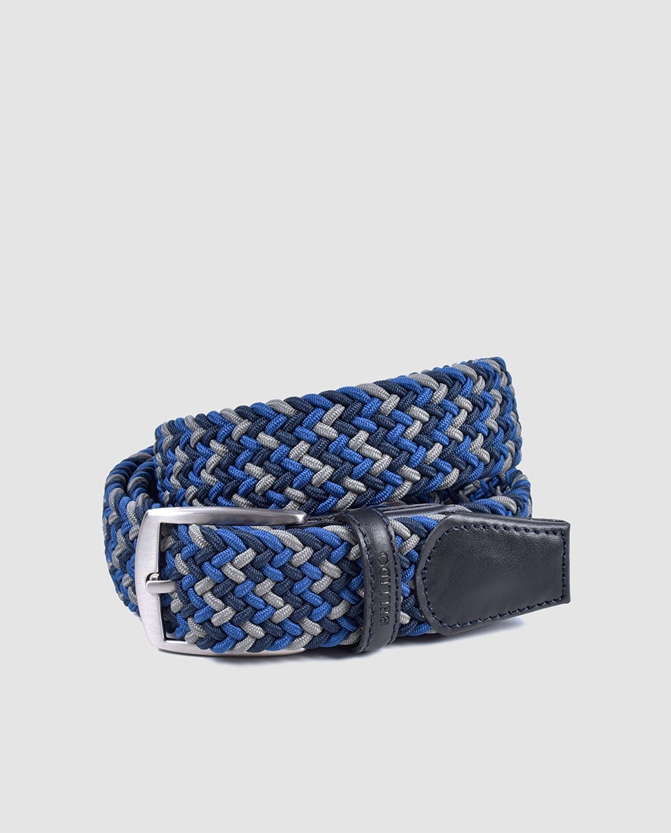 Ceinture tressée élastique unie dans un coffret