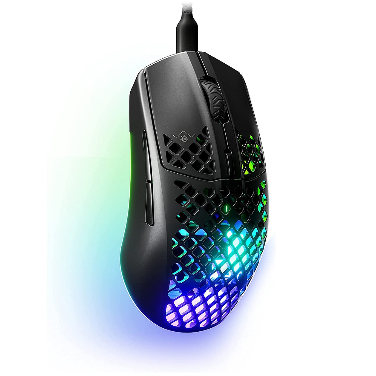 Ratón Gaming con cable Steelseries Aerox 3 negro Onyx-2