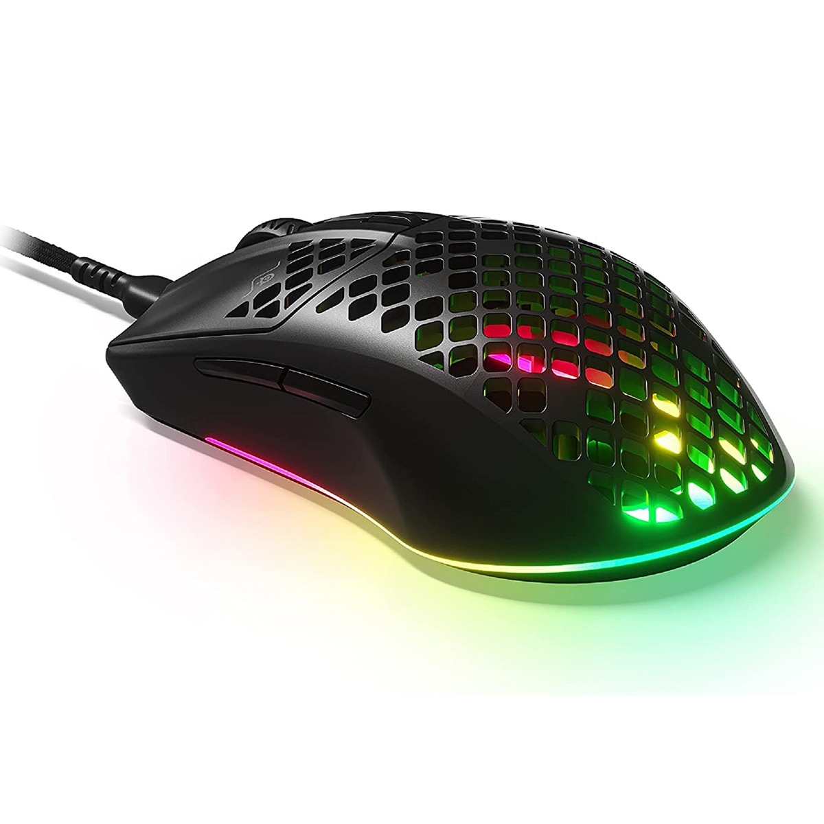 Ratón Gaming con cable Steelseries Aerox 3 negro Onyx-3