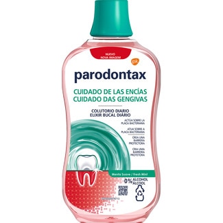 enjuague bucal Cuidado de encías 0% alcohol sabor menta suave bote 500 ml - Parodontax
