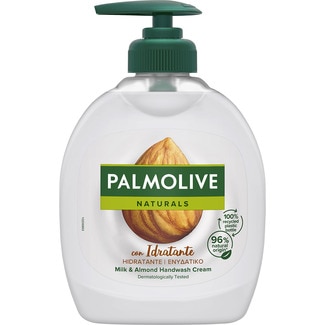 Naturals jabón líquido de manos hidratante con leche de almendras piel sensible dosificador 300 ml - Palmolive
