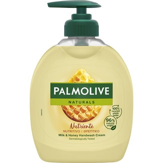 Naturals jabón líquido de manos nutritivo leche y miel dosificador 300 ml - Palmolive