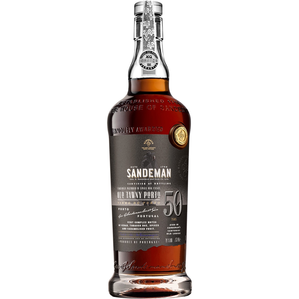 Vinho do Porto 50 anos garrafa 75 cl