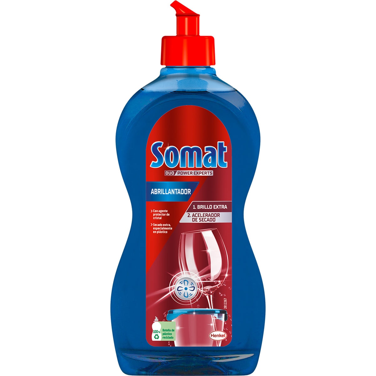abrillantador para lavavajillas líquido + secado extra botella 500 ml