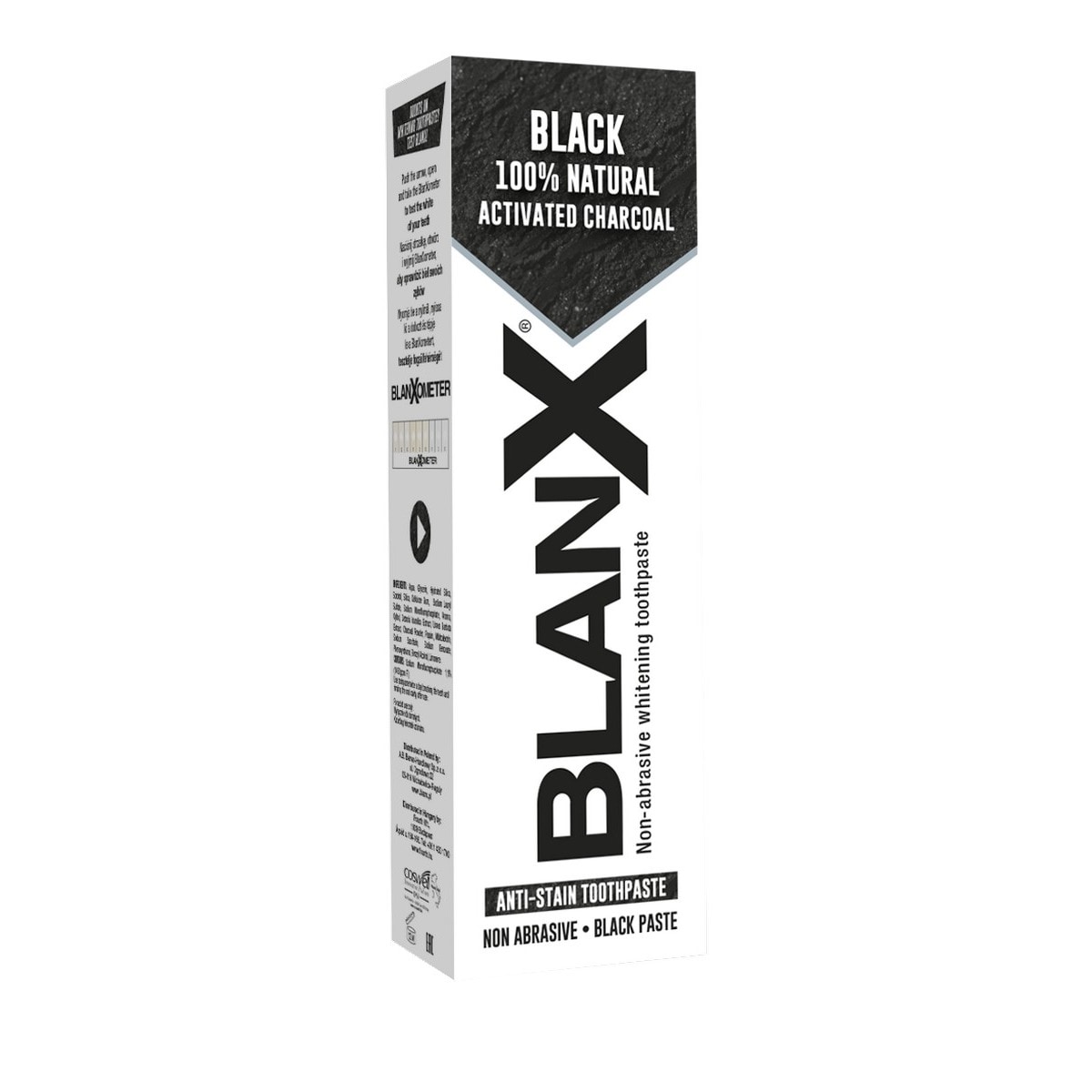 Dentífrico Branqueador BlanX Black com Carvão Ativo 1