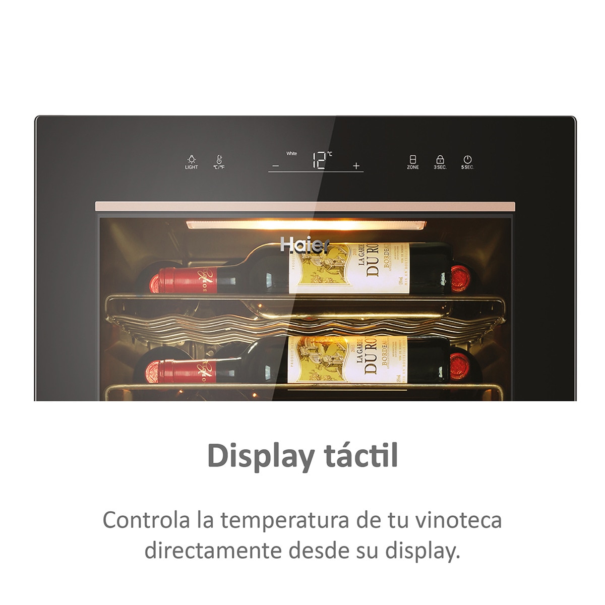 Vinoteca Haier para 49 botellas Wifi - Series 3 HWS49GAE Negro-12