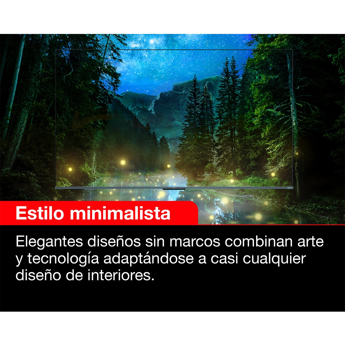TV LED 126 cm (50") TCL 50P73, UHD 4K, Google TV, Dolby Vision, Dolby Atmos y Google Assistant Metálico-12